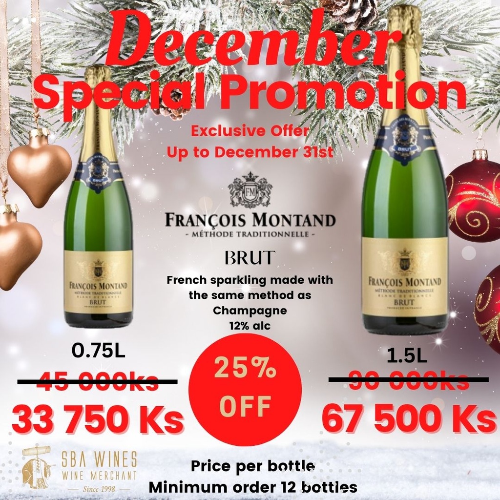 Methode Traditionnelle &quot;François Montand&quot; (6 normal size+6 Magnum size) December Promotion